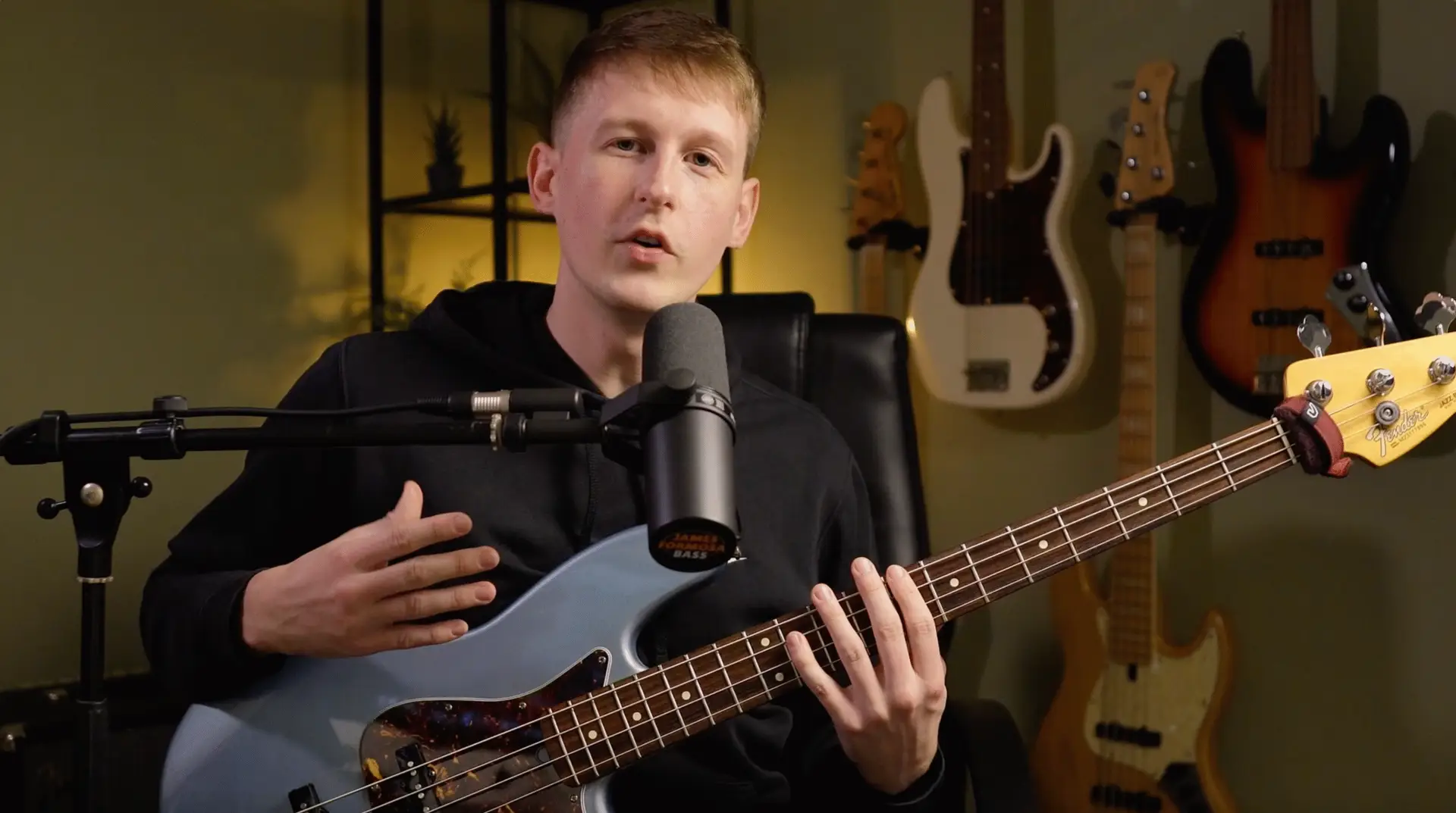 Online Bass Lessons Being Taught By James Formosa
